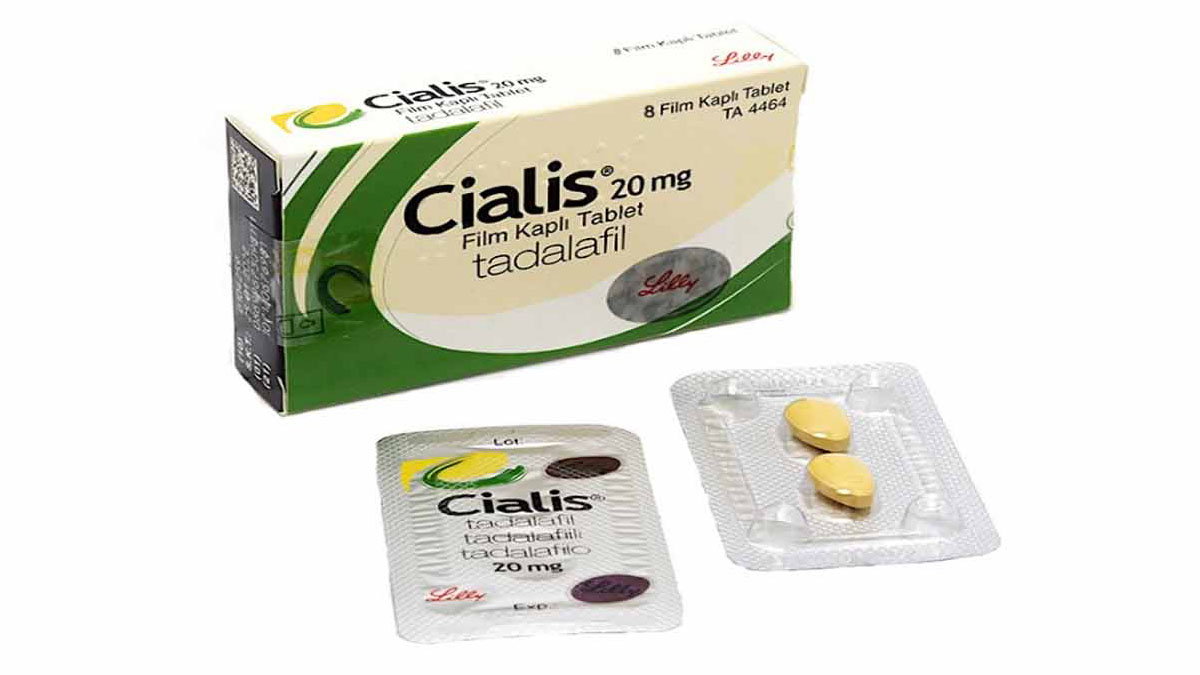 Cialis 20 mg 4 lü kutu orijinal ambalaj görseli