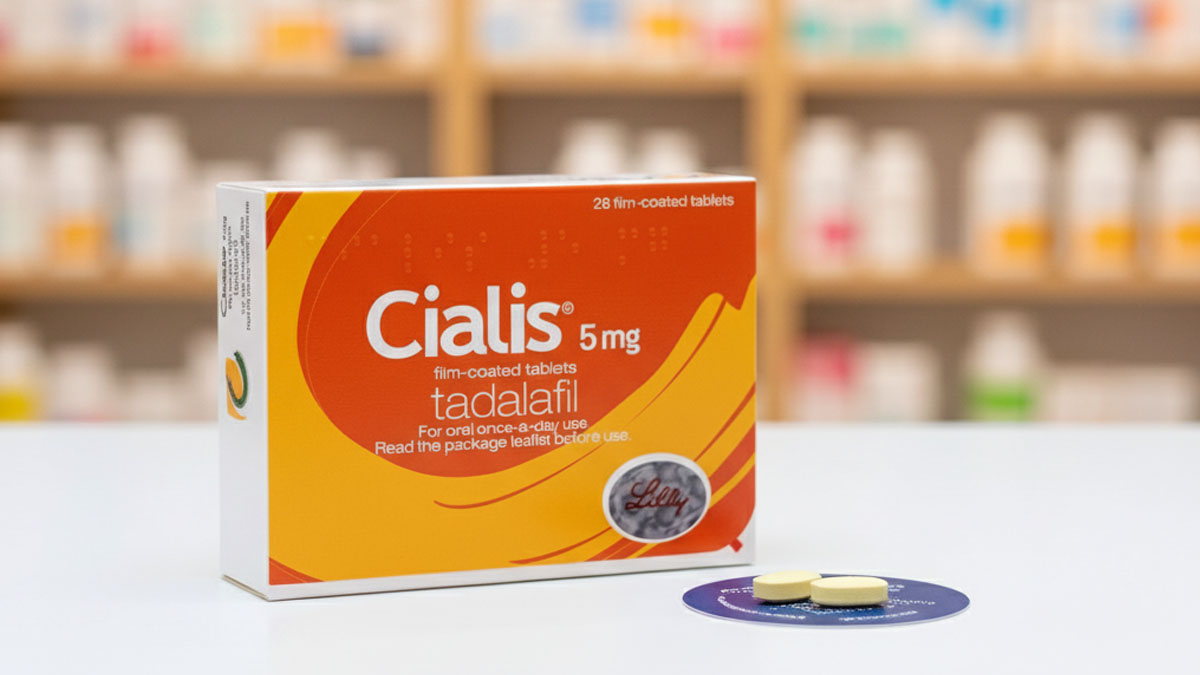 Cialis 5 mg 28 li kutu orijinal ambalaj görseli