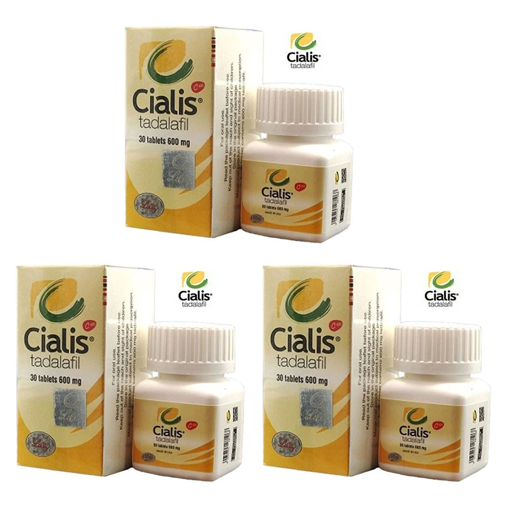 Cialis 600 Mg (Tadalafil) 90 Tablet 3 Kutu