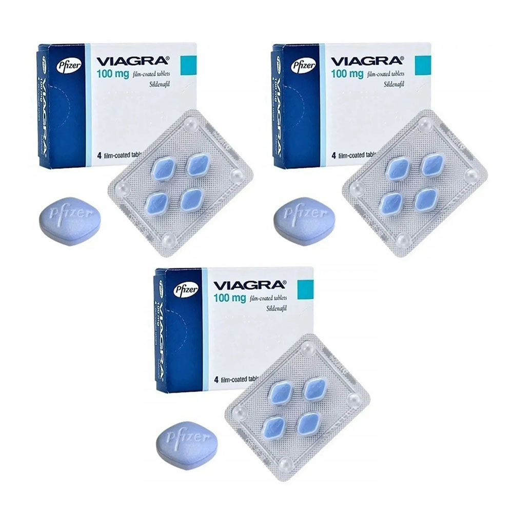 Viagra 100 Mg (Sildenafil) 4 Tablet 3 Kutu